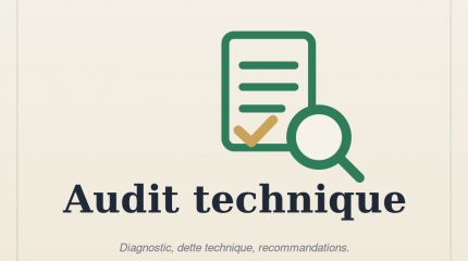 Audit technique Site Web & Application Mobile