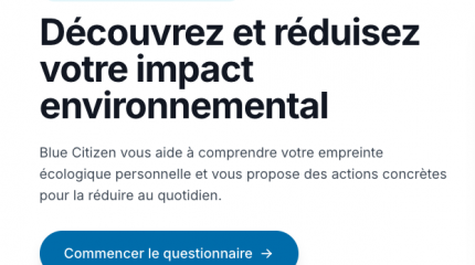 Blue Citizen : Intelligence Écologique