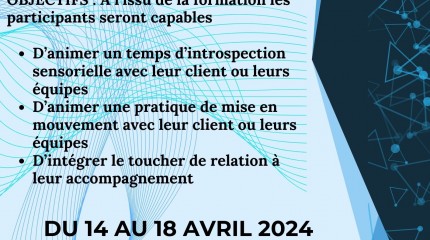 Intégrer l'intelligence du corps dans son accompagnement