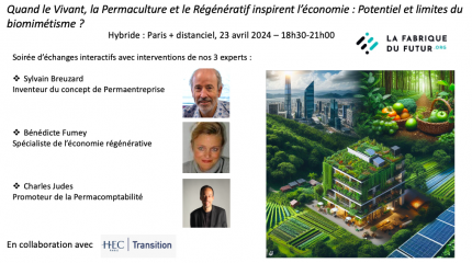 Quand le Vivant, la Permaculture et le Régénératif inspirent l'économie : potentiel et limites du biomimétisme ?